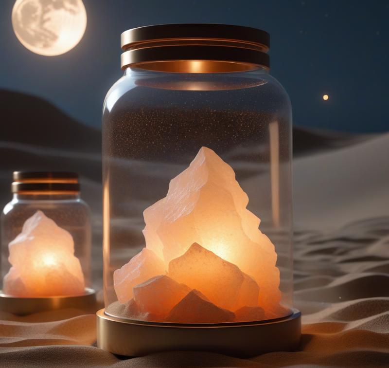 02149-168173274-5245-himalayan rocksalt lamp inside a glass jar half - buried in sand in the pleaides, intricate detail, hyper detailed, ultra realis.png